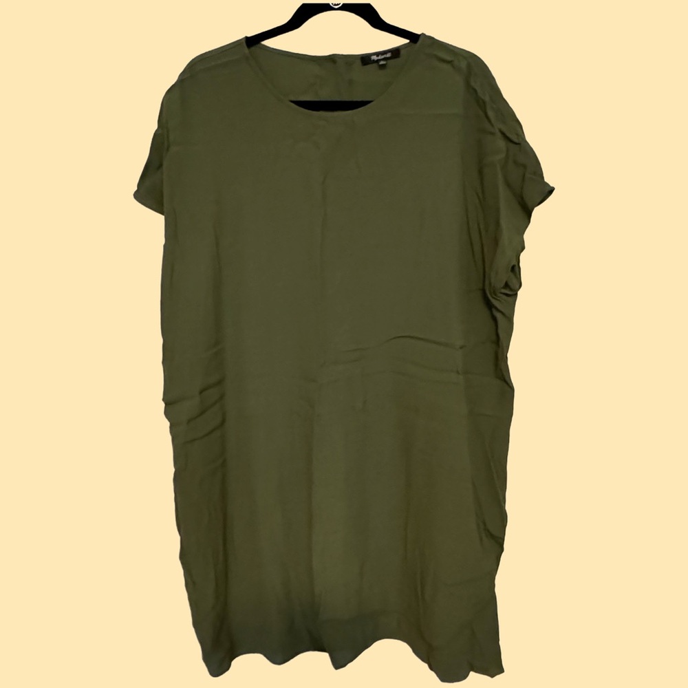 Preloved Madewell Dress - Olive Green - Sz XL